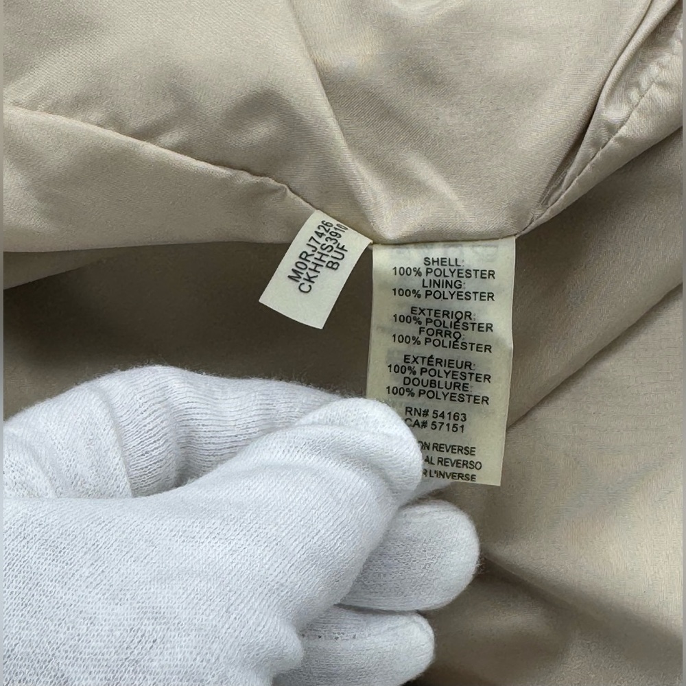 New CALVIN KLEIN Tan Wind/ Rain Trench Coat Size: XL - Picture 12 of 15